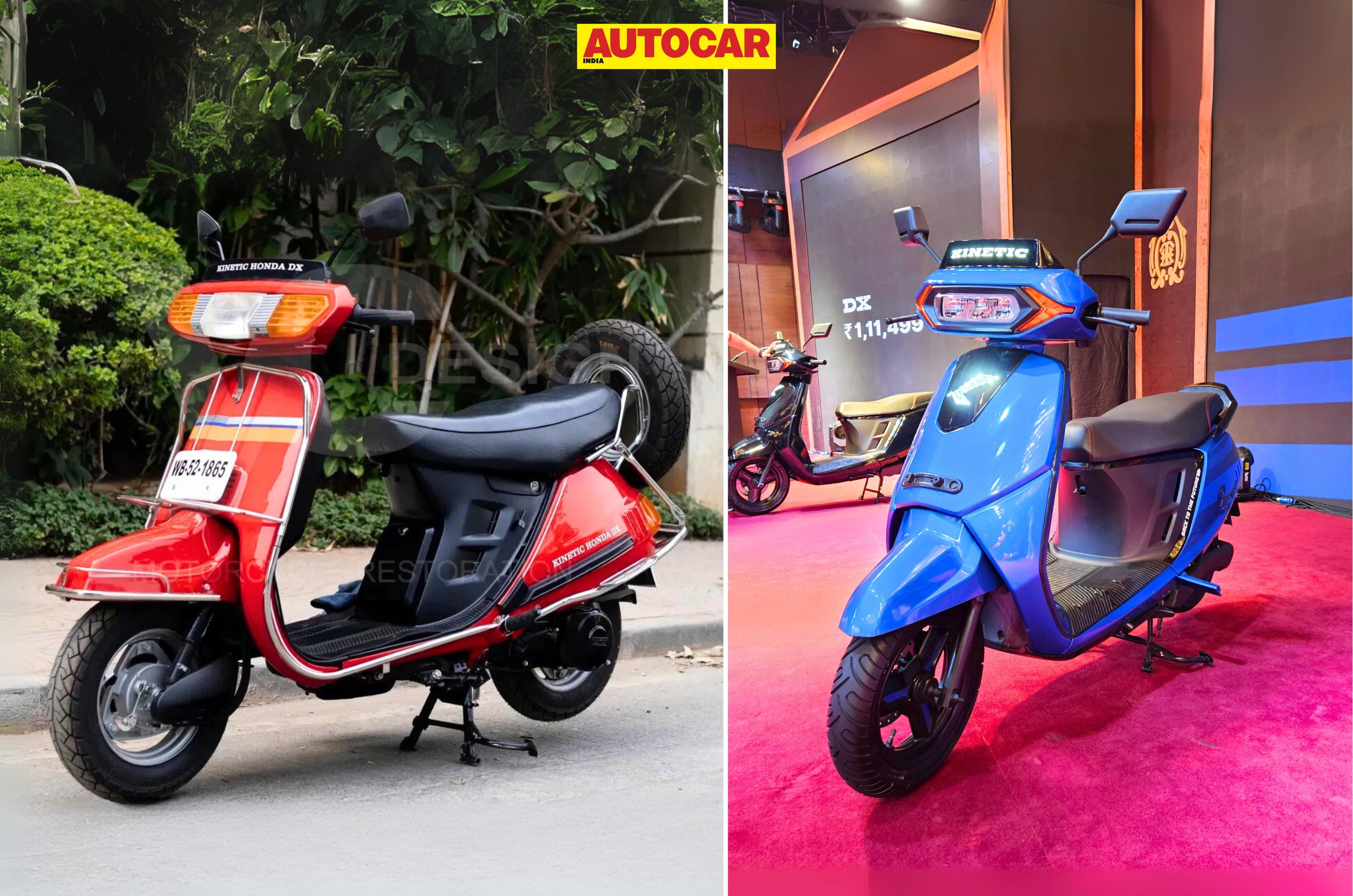 Kinetic DX electric vs original: design compared - Introduction